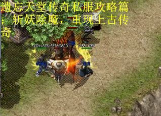 遗忘天堂传奇私服攻略篇：斩妖除魔，重现上古传奇